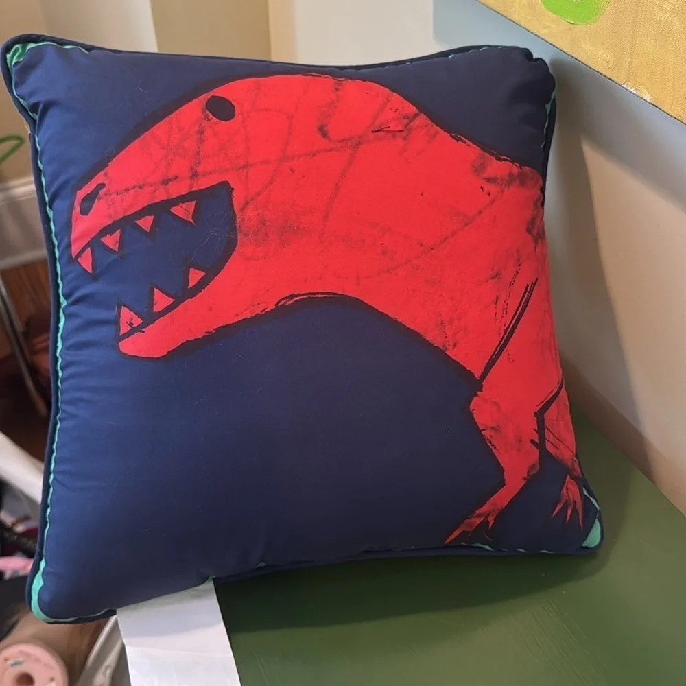 Smart Craft Dinosaur 🦖 reversible Pillow